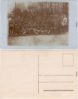 Ansichtskarte  Soldatengrupenbild Auf Straße 1917  - Weltkrieg 1914-18