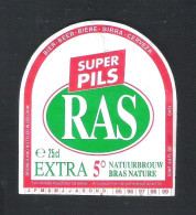 SUPER PILS  RAS - EXTRA 5° - 25 CL  - BIERETIKET (BE 346) - Cerveza