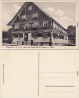 Wangen Gasthaus Lingg, Englofs-Tal Ansichtskarte B Ravensburg  1922 - Sonstige & Ohne Zuordnung