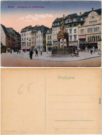 Mainz Marktplatz Mit Marktbrunnen Ansichtskarte  1914 - Mainz