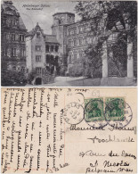 Heidelberg Der Schloßhof Ansichtskarte 1907 - Heidelberg