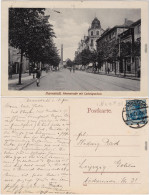 Darmstadt Rheinstraße Mit Ludwigstraße Ansichtskarte 1921 - Darmstadt