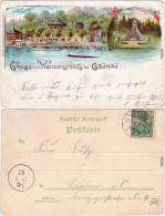 Ansichtskarte Grünau Berlin 2 Bild Litho: Wendenschloß Und Denkmal 1900 - Otros & Sin Clasificación