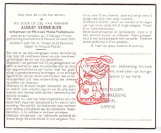 DP August Vermeulen 45 J. ° Kemzeke Stekene 1914 † Sint-Pauwels St-Gillis-Waas 1959 X M. Michielssens // Gabriël Capens - Imágenes Religiosas
