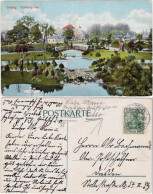 Leipzig Partie Im Palmengarten, Park Und Hallen Ansichtskarte 1912 - Leipzig