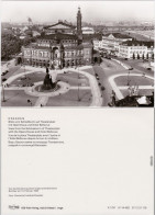 Innere Altstadt-Dresden Vom Schloßturm, Theaterplatz, Hotel Bellevue 1945/1981 - Dresden