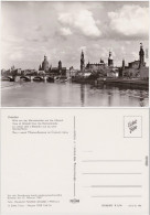 Dresden Altstädter Elbufer, Blick Von Marienbrücke Auf Die Altstadt 1945/1979 - Dresden