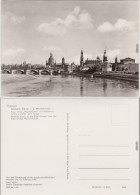 Dresden Altstädter Elbufer V. D. Marienbrücke Mit Blick Zur Hofkirche 1945/1975 - Dresden