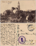 Kamenz Kamjenc Blick Auf Die Hauptkirche Ansichtskarte Oberlausitz  1915 - Kamenz