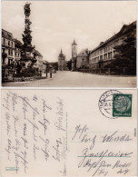 Teplitz - Schönau Teplice Schloßplatz Foto Ansichtskarte 1939 - Tschechische Republik
