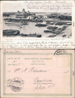 Port Said بورسعيد (Būr Saʻīd) Blick über Stadt Und Hafen 1902  - Port Said