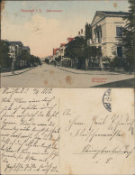 Neustadt  (Sachsen) Partie In Der Albertstraße (Handcoloriert) 1913 - Neustadt