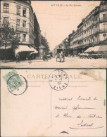 CPA Lille La Rue Nationale - Geschäfte, Kutsche 1907  - Lille
