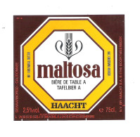 BROUWERIJ HAACHT - BOORTMEERBEEK - MALTOSA - TAFELBIER A - 75 CL -  1 BIERETIKET  (BE 347) - Beer