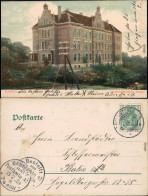 Helmstedt Landwirtschaftsschule 1904 Prägekarte Ansichtskarte - Helmstedt