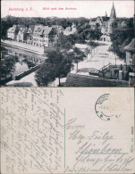 Ansichtskarte Bernburg (Saale) Straßenpartie Und Kurhaus 1913  - Sonstige & Ohne Zuordnung