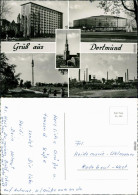 Ansichtskarte Dortmund 4 Bild: Stadthaus, Westfalenhütte, Fernsehturm 1968  - Dortmund
