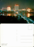 Guangzhou / Kanton 廣州市 / 广州市 Panorama-Ansicht Bei Nacht 1980 - Cina