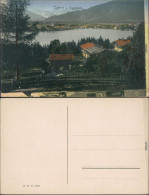 Ansichtskarte Egern-Rottach-Egern Bauernhäuser Und Stadt 1908  - Autres & Non Classés