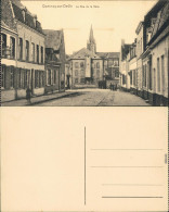 Ansichtskarte Quesnoy-sur-Deûle La Rue De La Gare/Bahnhofsstraße 1910 - Autres & Non Classés