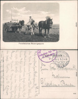 Ansichtskarte  Französisches Bauerngespann 1915 - Bekende Personen
