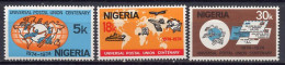 Nigeria 1974 UPU Centenary Set Of 3 MNH - U.P.U.