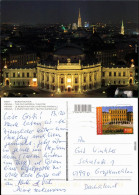 Ansichtskarte Wien Burgtheater Bei Nacht Mit Beleuchtung 1999 - Sonstige & Ohne Zuordnung