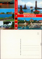Ansichtskarte  Rund Um Den Bodensee Mit Hafen, Kirche, Fähre Uvm. 1976 - Other & Unclassified