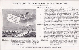 SAINT ETIENNE      CARTES POSTALES LITTERAIRES         N°  28  DE M PORCHERE - Saint Etienne