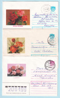 USSR 1989.0719-1124. Congratulations. Prestamped Covers (3), Unused - 1980-91