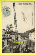 MÉTIERS / SAPEURS POMPIERS DE PARIS / ECHELLE DE 20 MÈTRES DÉVELOPPÉE / 1906 - Bombero