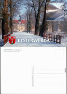 Elsterwerda Wikow Elsterschlossgymnasium Im Winter Mit Fluss 1995 - Elsterwerda