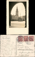 Ansichtskarte Neutitschein Nový Jičín Marktplatz - Brunnen 1932  - Tschechische Republik