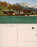 Königssee-Schönau Am Königssee Hotel Schiffmeister Mit Bergmassiv 1913 - Otros & Sin Clasificación