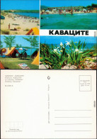 Ansichtskarte Burgas (Бургас) Campingplatz Kawatzite 1980 - Bulgaria