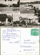 Ansichtskarte Rheinsberg (Mark) Schloss, See, Fähre, Brunnen, Park G1978 - Other & Unclassified