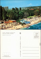 Sweti Konstantin (Druschba) Strand Mit Hotelanlage Und Strandschirmen 1973 - Bulgarije