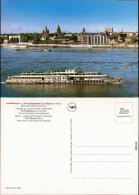 Ansichtskarte Mainz Rheinpartie, Rathaus, Dom 1980 - Mainz