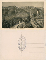 Ansichtskarte Meran Merano Seilbahn, Weinstreben - Panorama 1923  - Other & Unclassified