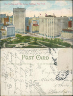 Manhattan-New York City The Flat Iron And Fitth Avenue Buildings 1908  - Autres & Non Classés