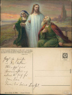 Ansichtskarte  Jesus Mit Bedürftigen Ich Will Euch Tragen 1915  - Other & Unclassified