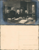  Soldaten: Gruppenbilder/Soldatengruppe - Büroarbeit 1898 Privatfoto - Other & Unclassified