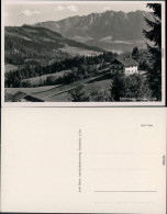Ansichtskarte Sachrang-Aschau Im Chiemgau Panorama-Ansicht Mit Bergmassiv 1955 - Sonstige & Ohne Zuordnung
