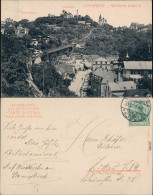 Ansichtskarte Loschwitz-Dresden Straßenpartie, Schwebebahn 1911  - Dresden