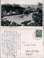 Ansichtskarte Pirna Panorama-Ansicht Mit Elbdampfer 1938 - Pirna
