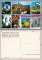 Ansichtskarte Meißen Kirche, Dom, Albrechtsburg, Denkmal, Häuser 1995 - Meissen