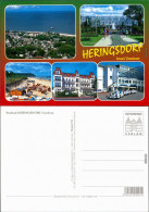 Ansichtskarte Heringsdorf Usedom Luftbild, Strand, Hotel, Bäderbahn 2000 - Sonstige & Ohne Zuordnung