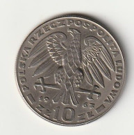 10 ZLOTYCH  1967  POLEN /214/ - Polen