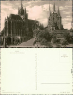 Ansichtskarte Erfurt Dom Und St. Severikirche 1958 - Erfurt