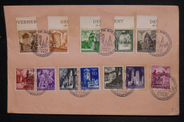 POLOGNE - Série De 12 Valeurs Sur Enveloppe En 1941, Oblitération Temporaire De Krakau - L 152879 - Governo Generale